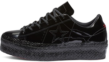 (Women) Converse One Star Platform Ox 'Patent Black' 562604C (Women) Converse One Star Platform Ox 'Patent Black' 562604C