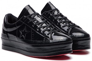 (W) Converse One Star Platform Ox 'Charol Negro' 562604C Lookbook (W) Converse One Star Platform Ox 'Charol Negro' 562604C