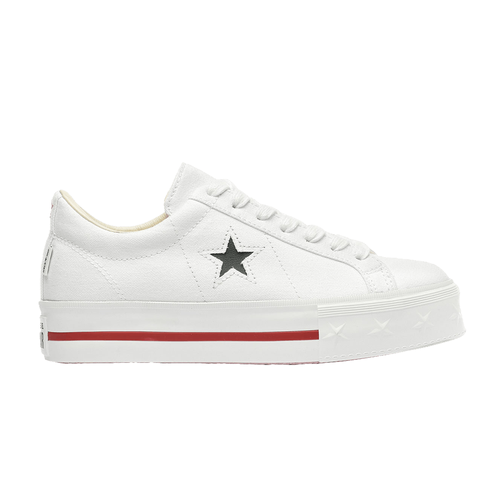 Buy (Women) Converse One Star Platform Ox 'White Obsidian' 564030C