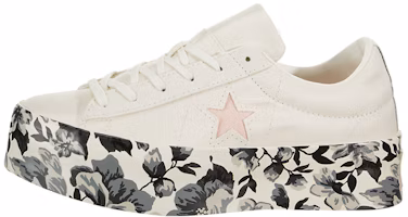 (Women) Converse One Star Platform Ox Canvas Shoes White/Black/Pink 561767C (Women) Converse One Star Platform Ox Canvas Shoes White/Black/Pink 561767C