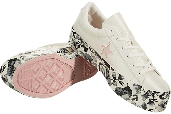 (Women) Converse One Star Platform Ox Canvas Shoes White/Black/Pink 561767C Shop (Women) Converse One Star Platform Ox Canvas Shoes White/Black/Pink 561767C