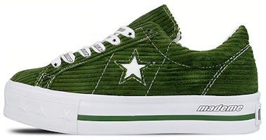 (Women) Converse One Star Platform Ox MadeMe Garden Green 561392C (Women) Converse One Star Platform Ox MadeMe Garden Green 561392C
