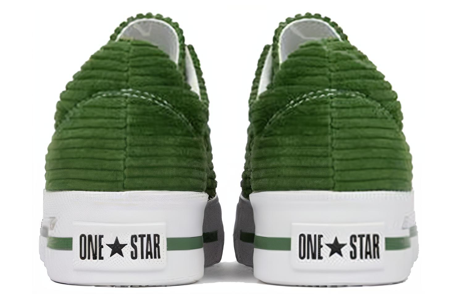 Lookbook (W) 컨버스 원스타 플랫폼 메이드미 가든 그린 (or) 컨버스 원스타 플랫폼 그린 561392C