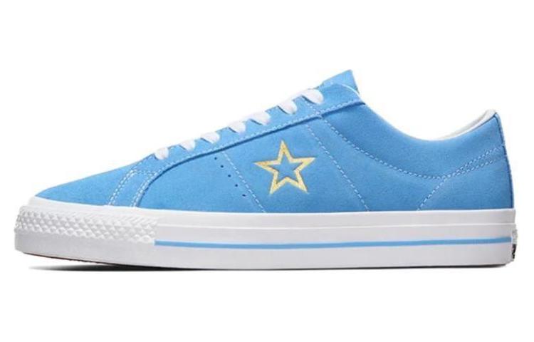 (Women) Converse One Star Pro 'Light Blue Gold' A06647C