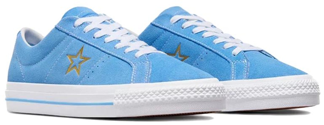 (Women) Converse One Star Pro 'Light Blue Gold' A06647C Lookbook (Women) Converse One Star Pro 'Light Blue Gold' A06647C