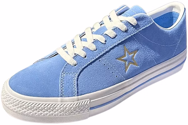 (Women) Converse One Star Pro 'Light Blue Gold' A06647C Shop (Women) Converse One Star Pro 'Light Blue Gold' A06647C