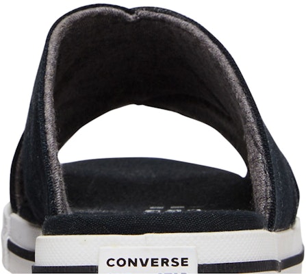 (W) Converse One Star Slide 'Negro' 565527C 1