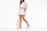 Order (W) Converse One Star Slide Canvas Blanc Chaussons ''Blanc Noir'' 565530C