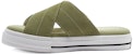 (W) Converse One Star Slip Sandal Tapak Tebal Retro Sandal Sukan Rendah 567723C