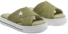 (W) Converse One Star Slip Sandal Tapak Tebal Retro Sandal Sukan Rendah 567723C