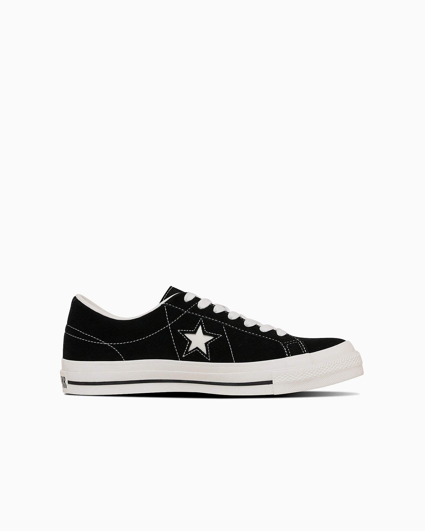 Order Converse One Star Suede Sneakers Black 35200860