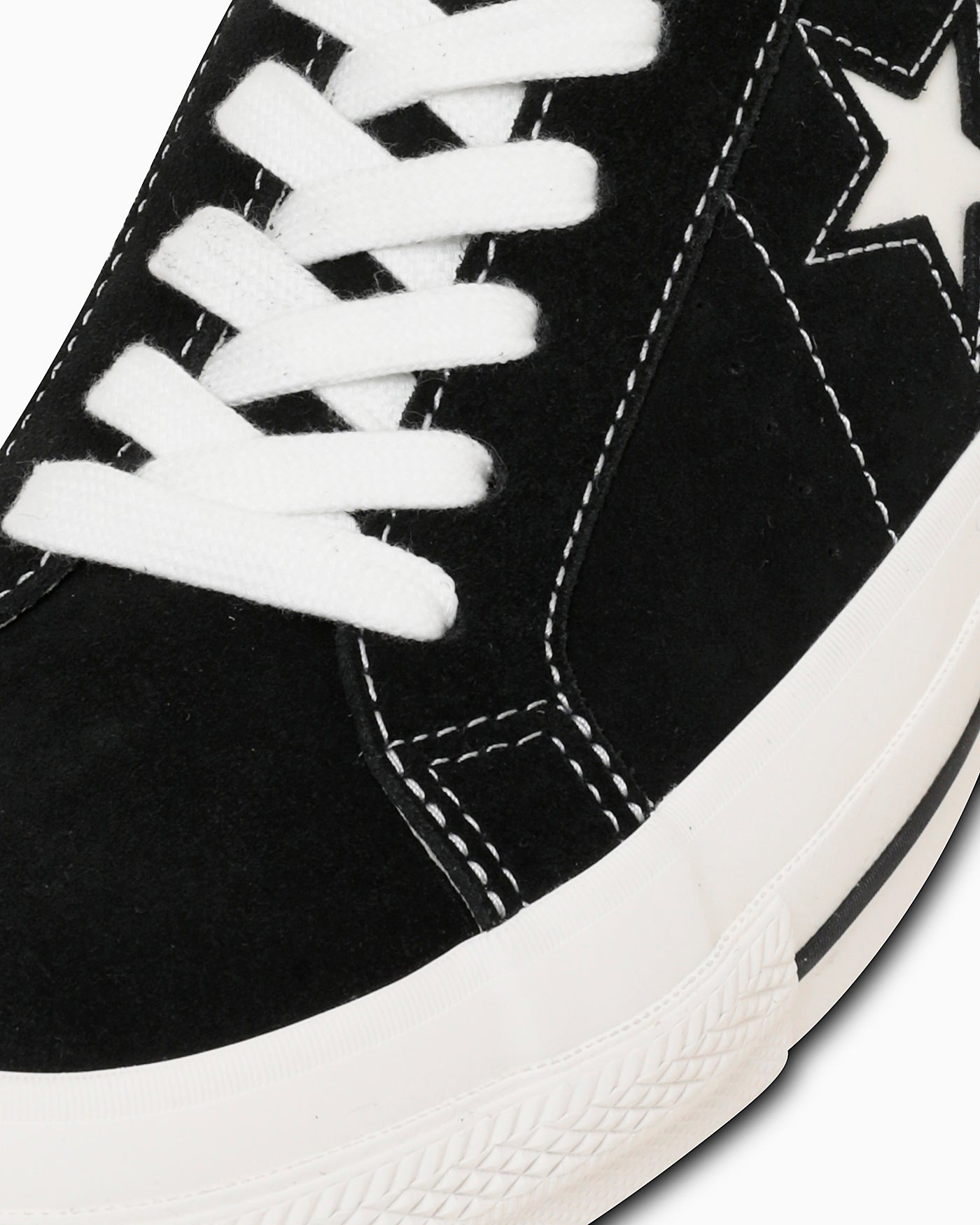Details for Converse One Star Suede Sneakers Black 35200860