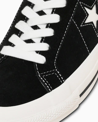 Converse One Star Suede Sneakers Black 35200860 Details for Converse One Star Suede Sneakers Black 35200860
