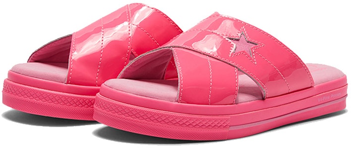 (W) コンバース OPI ワンスタ スライド ピンク (ユニセックス) 565662C Lookbook (W) コンバース OPI ワンスタ スライド ピンク (ユニセックス) 565662C