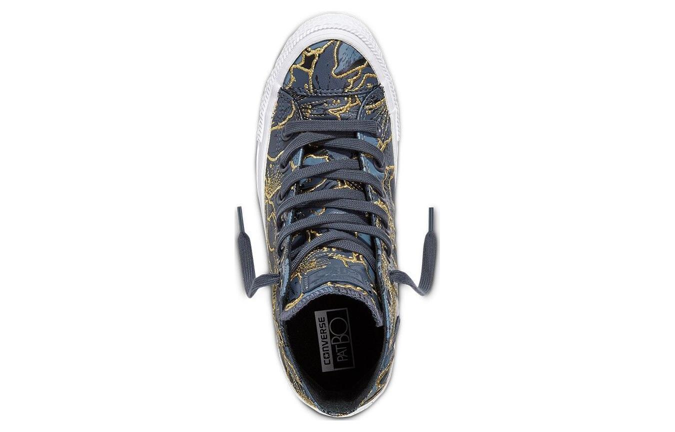 (W) Converse PatBo Chuck Taylor All Star 'Dark Blue Gold White' 圖 3