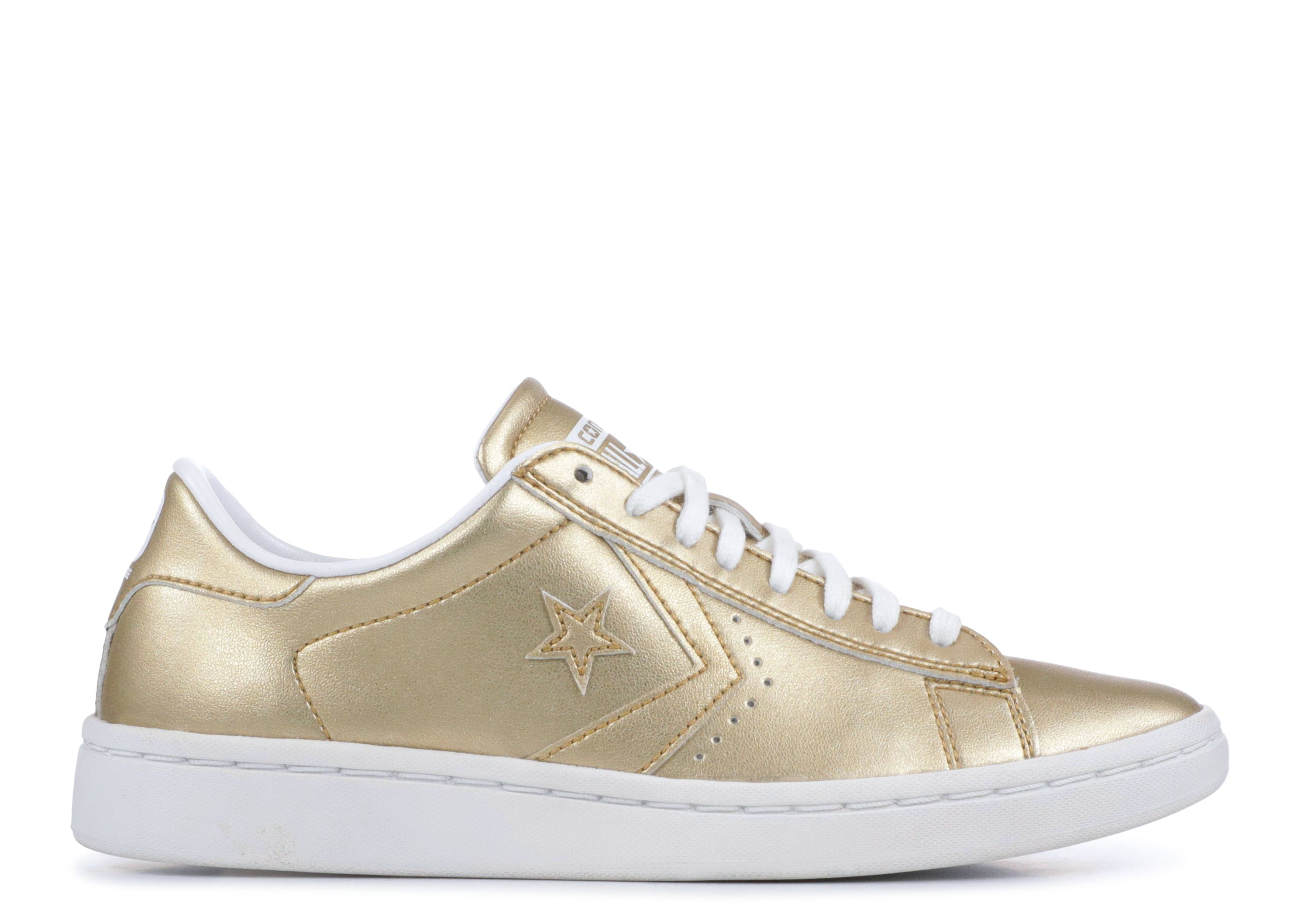 (Women) Converse Pro Leather Low 'Light Gold' 555946C