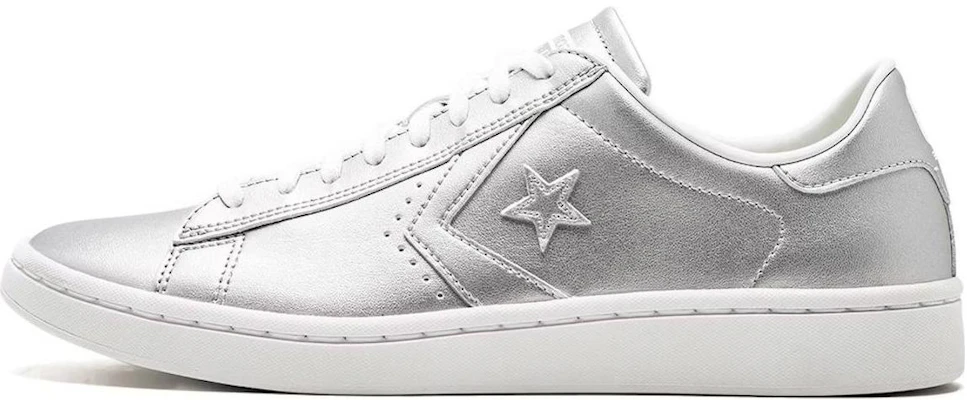 (W) Converse Pro Leather Low ''Argento'' 555947C Buy (W) Converse Pro Leather Low ''Argento'' 555947C