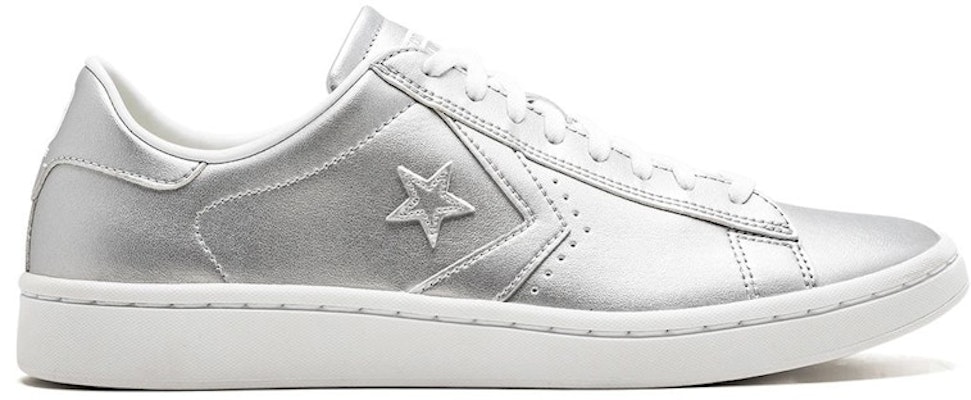 (W) Converse Pro Leather Low「銀色」 555947C Buy (W) Converse Pro Leather Low「銀色」 555947C