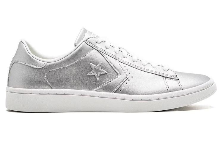 Order (W) Converse Pro Leather Low ''Argento'' 555947C