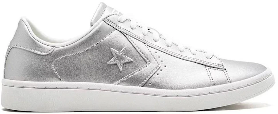 (W) Converse Pro Leather Low ''Argento'' 555947C Order (W) Converse Pro Leather Low ''Argento'' 555947C