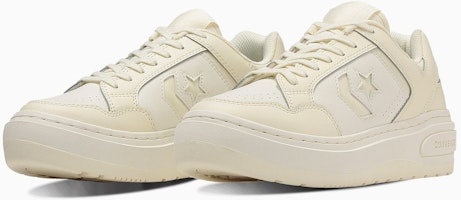 (Women) Converse Puma WEAPON PLTS Ox Retro Sneakers Off-White/Cream 34201970 (Women) Converse Puma WEAPON PLTS Ox Retro Sneakers Off-White/Cream 34201970
