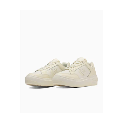 (W) Converse Puma WEAPON PLTS Ox Retro Sneakers Off-White/Cream