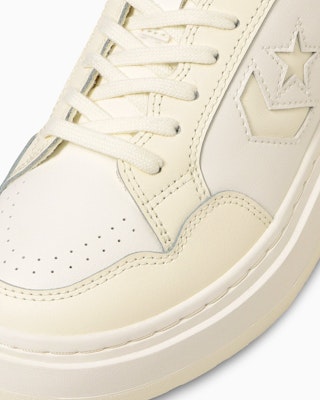 (Women) Converse Puma WEAPON PLTS Ox Retro Sneakers Off-White/Cream 34201970 Details for (Women) Converse Puma WEAPON PLTS Ox Retro Sneakers Off-White/Cream 34201970