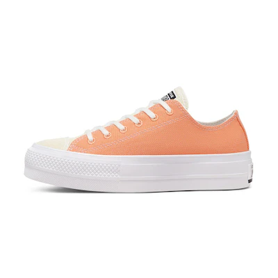 (W) Converse Renew Cotton Chuck Taylor All Star Platform Low 'Fuel Orange'
