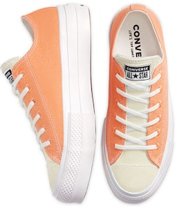 (W) 匡威Chuck Taylor All Star增高鞋底低帮“燃橙”环保棉系列 567855C Lookbook (W) 匡威Chuck Taylor All Star增高鞋底低帮“燃橙”环保棉系列 567855C