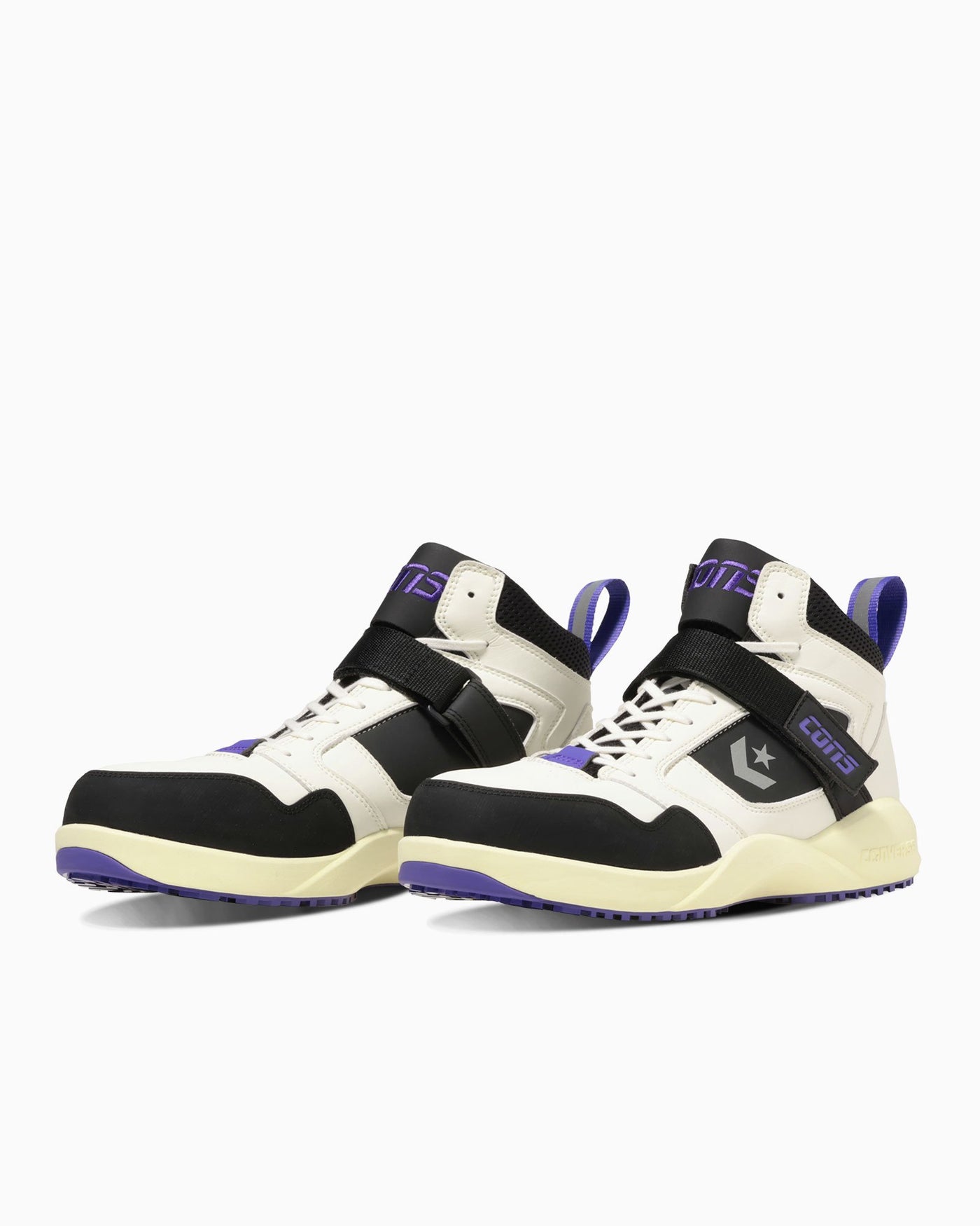 Converse Run 'N Slam PS Sneakers White/Black/Plum