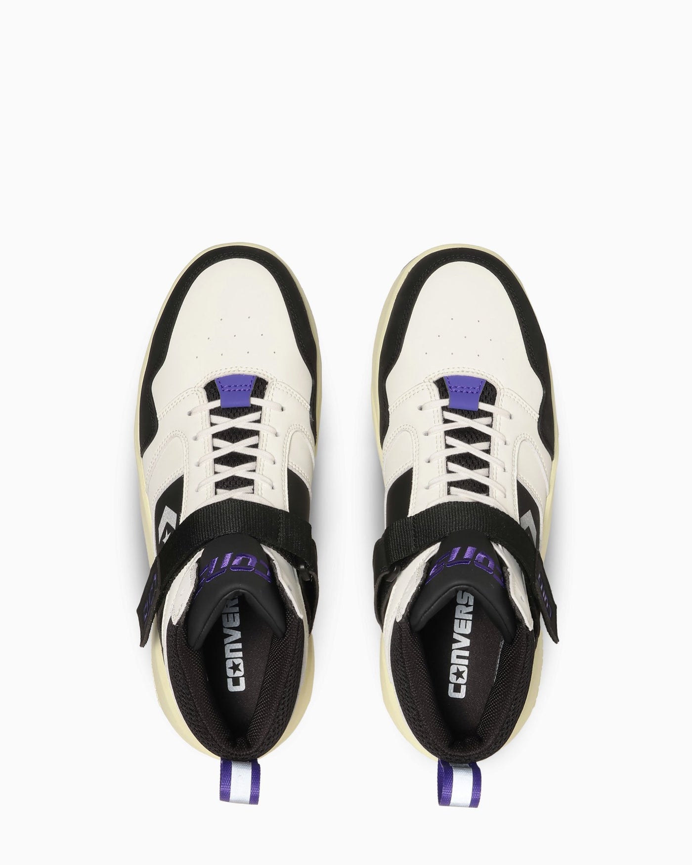 Converse Run 'N Slam PS Sneakers White/Black/Plum 圖 3