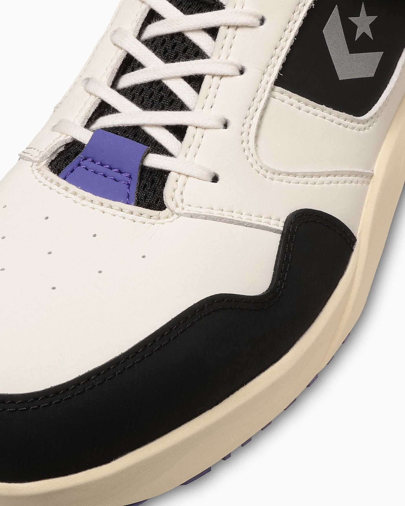 Converse Run 'N Slam PS Sneakers White/Black/Plum 圖 6