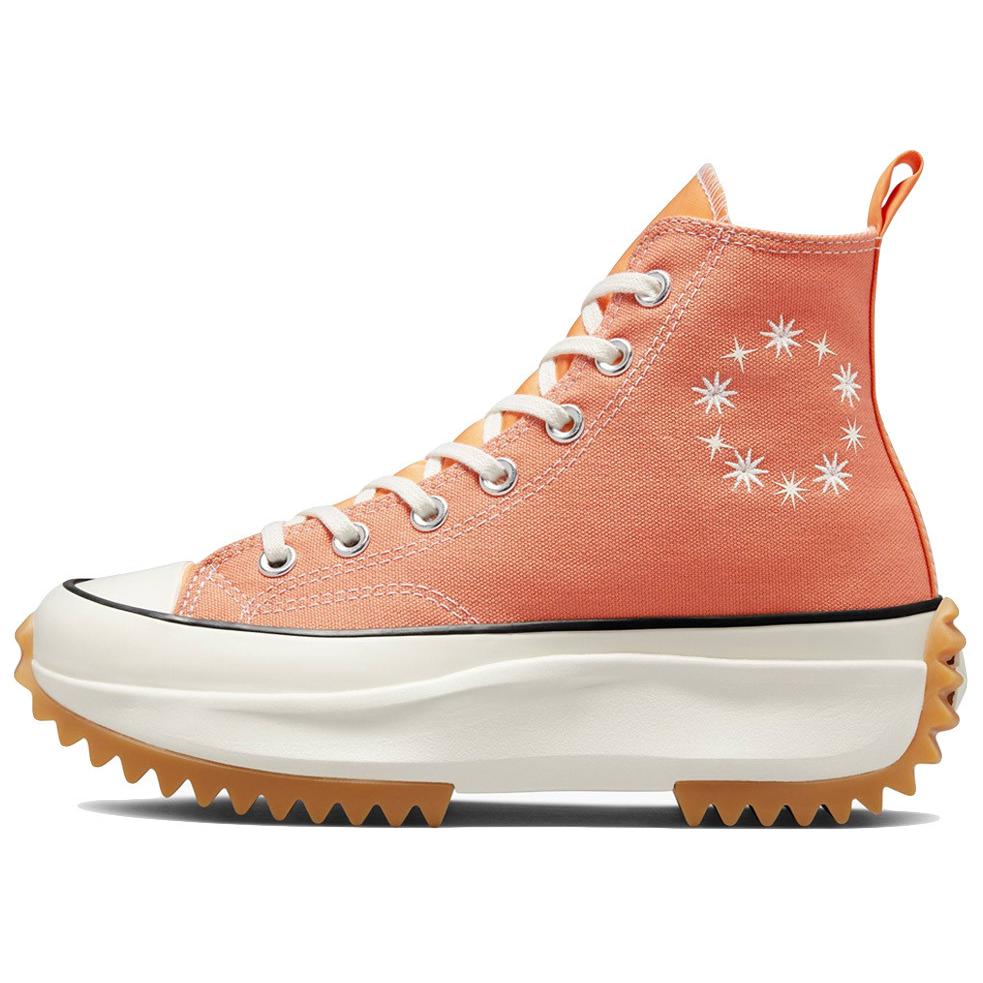 (Women) Converse Run Star Hike Celestial Orange Mid-Top Canvas Shoes. A02899C
