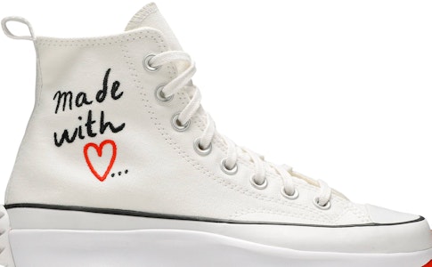 (W) 컨버스 런스타 하이크 하이 "러브 에디션" (화이트) 571874C Order (W) 컨버스 런스타 하이크 하이 "러브 에디션" (화이트) 571874C