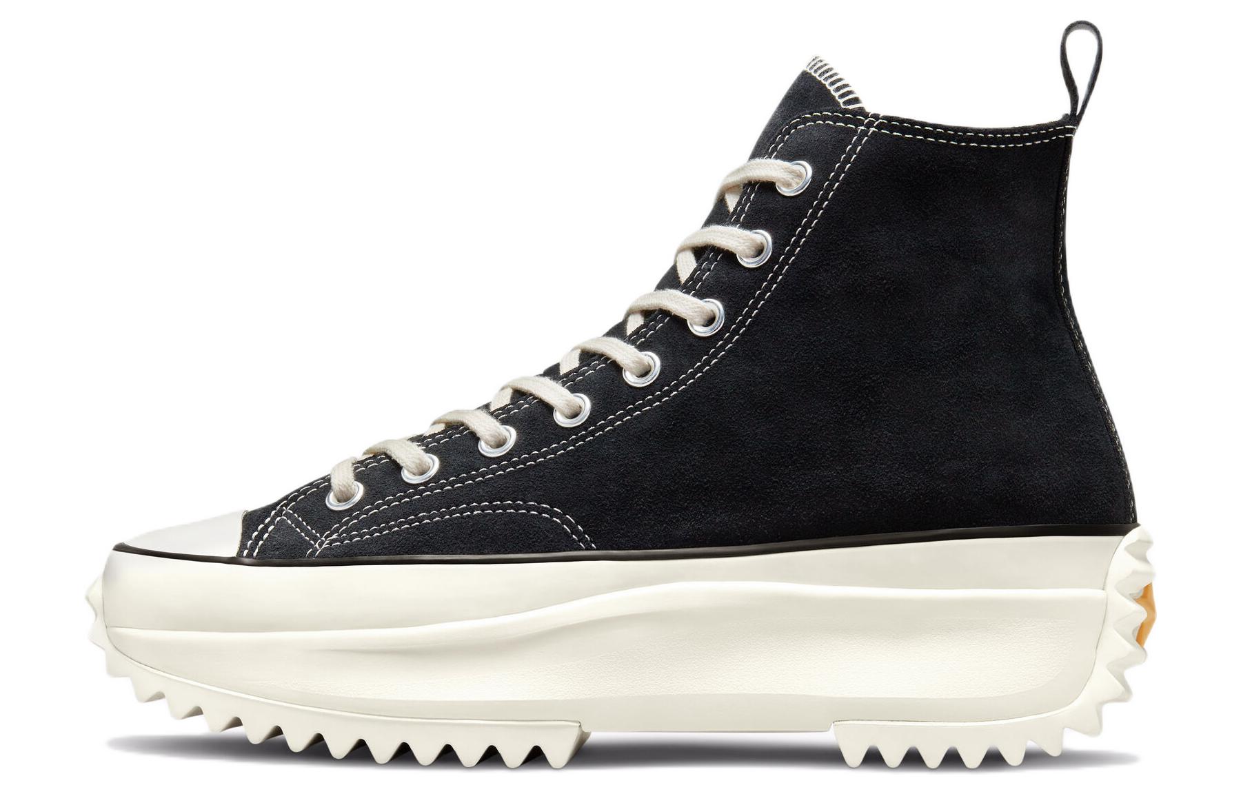 (Women) Converse Run Star Hike Platform 'Suede Black and White' A01647C