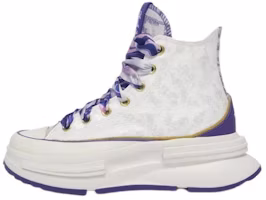 (Women) Converse Run Star Legacy CX High Top Canvas Sneakers White Purple A13350C (Women) Converse Run Star Legacy CX High Top Canvas Sneakers White Purple A13350C