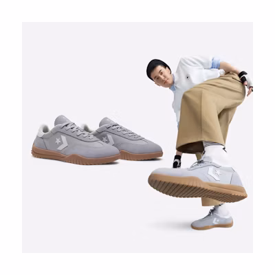 Converse Run Star Trainer OX Casual Shoes Gray