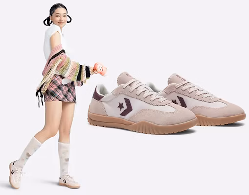 Converse Run Star Trainer OX Casual Shoes Pink Red A10450C Order Converse Run Star Trainer OX Casual Shoes Pink Red A10450C