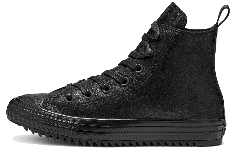 (Women) Converse Space Mountain Hiker Chuck Taylor All Star High Top Suede Samurai 'Black' 566111C
