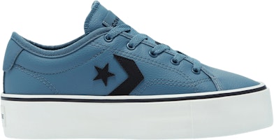 (Women) Converse Star Replay Platform Faux Leather Low 'Lakeside Blue' 569535C (Women) Converse Star Replay Platform Faux Leather Low 'Lakeside Blue' 569535C