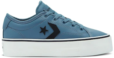 (Women) Converse Star Replay Platform Faux Leather Low 'Lakeside Blue' 569535C (Women) Converse Star Replay Platform Faux Leather Low 'Lakeside Blue' 569535C