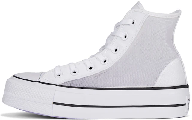 Converse 夏季網布增高 Chuck Taylor All Star 高筒 女款 白 Buy Converse 夏季網布增高 Chuck Taylor All Star 高筒 女款 白