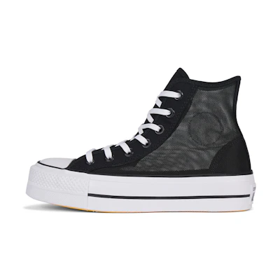 (W) Converse Summer Mesh Platform Chuck Taylor All Star High Top 'Black'