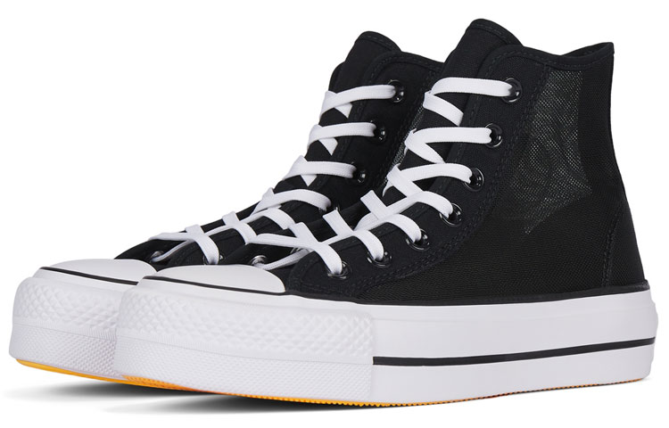 (W) Converse Summer Mesh Platform Chuck Taylor All Star High Top 'Black' 圖 3