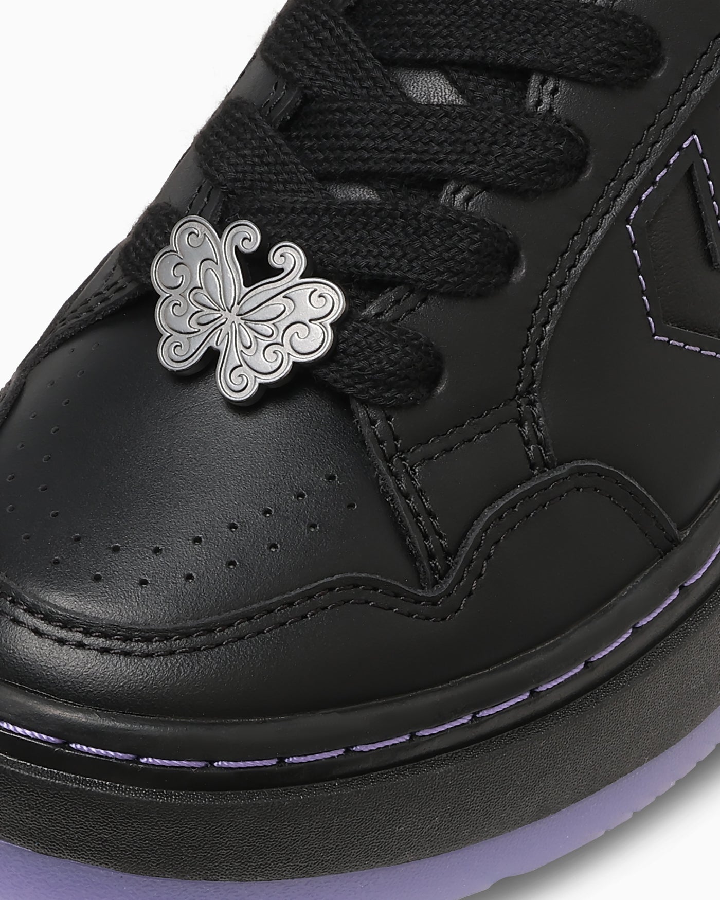 Sizing (W) Baskets Converse Weapon Platform Ox Anna Sui Collaboration Noir/Violet 33702700