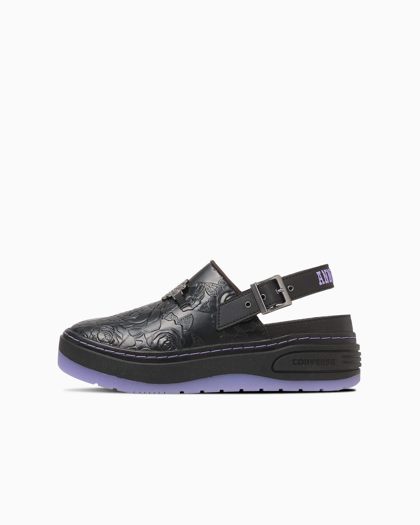 (Women) Converse Weapon Platforms College Ox Anna Sui Edition. Black/Purple 33702710