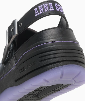 (W) Converse Weapon Platforms College Ox Anna Sui Editie. Zwart/Paars 33702710 Cheap (W) Converse Weapon Platforms College Ox Anna Sui Editie. Zwart/Paars 33702710
