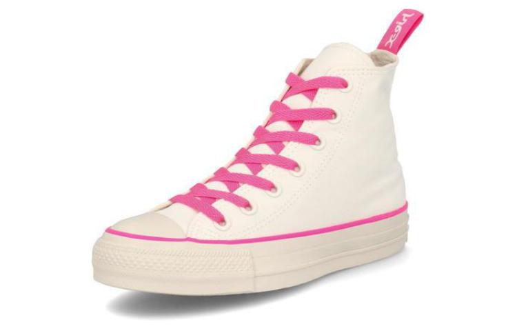 Order 匡威 All Star R X-GIRL 高筒舒适防滑帆布鞋 女款 白粉色