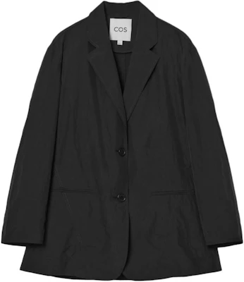 (Women) COS Black Minimalist Button Blazer 1242335001 Buy (Women) COS Black Minimalist Button Blazer 1242335001