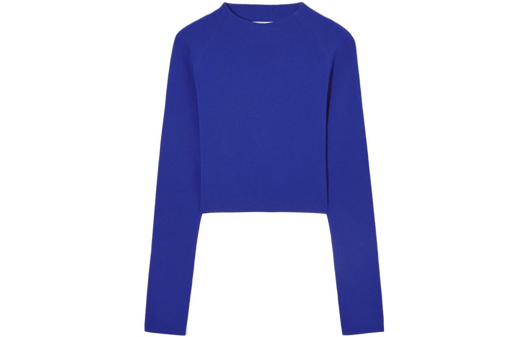 (Women) COS Plain High-Neck Long-Sleeve Pullover T-Shirt 1150570002